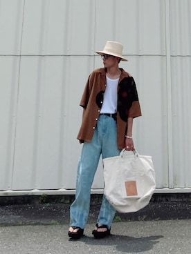 SHUSKさん（メンズ・178cm）の夏コーディネート