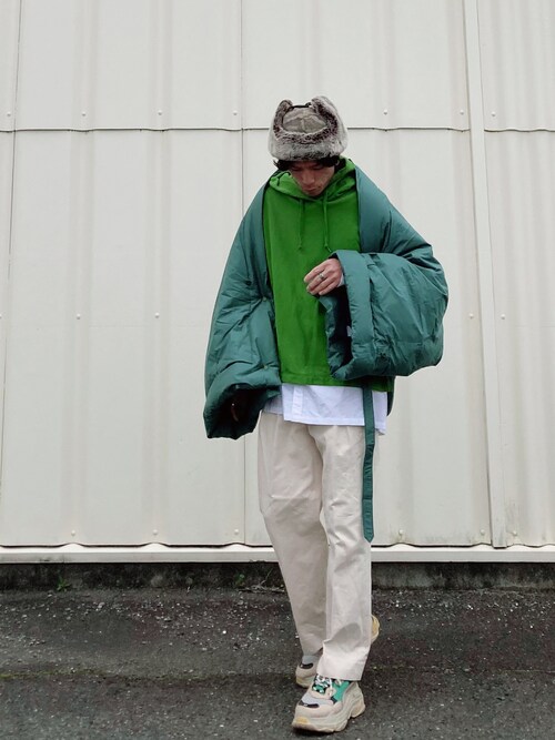 Shusk ユニクロのパーカーを使ったコーディネート Wear