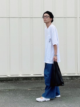 「anello（アネロ）のアイテム」を使った、SHUSKさん（メンズ・178cm）の秋コーディネート