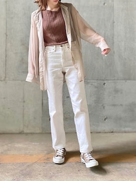 riiiさん(レディース・155cm)の夏コーディネート