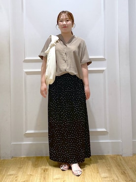 「アイテム（スカート）」を使った、yumeminさん（レディース・162cm・30代）の夏コーディネート