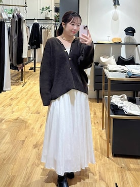 「A part by（アパートバイ）のアイテム（キャミソール）」を使った、yumeminさん（レディース・162cm）の秋コーディネート