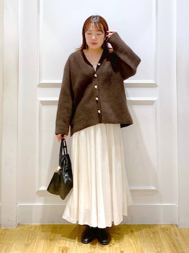 「アイテム（キャミソール）」を使った、yumeminさん（レディース・162cm・30代）の秋コーディネート