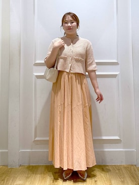 「アイテム（パンプス）」を使った、yumeminさん（レディース・162cm）の夏コーディネート