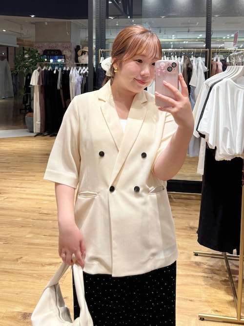 完売品　Apart by メッシュWジャケット ブラック セール】メッシュWジャケット（テーラードジャケット）｜A part