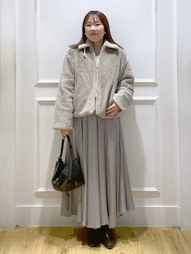 「アイテム（その他アウター）」を使った、yumeminさん（レディース・162cm・30代）の秋コーディネート