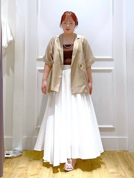 yumeminさん（レディース・162cm）の夏コーディネート