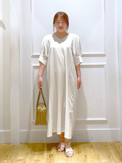 セール】シャーリングリボン2WAYワンピース（ワンピース）｜A