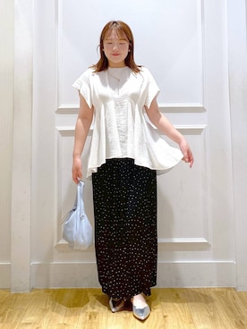 「アイテム（パンプス）」を使った、yumeminさん（レディース・162cm・30代）の夏コーディネート