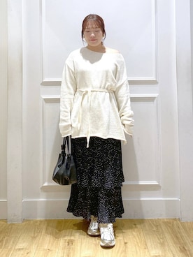 「アイテム（セットアップ）」を使った、yumeminさん（レディース・162cm・30代）の秋コーディネート