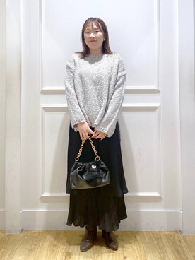 「アイテム（キーホルダー）」を使った、yumeminさん（レディース・162cm・30代）の秋コーディネート