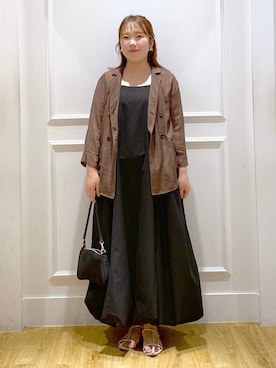 「アイテム（ワンピース）」を使った、yumeminさん（レディース・162cm・30代）の夏コーディネート