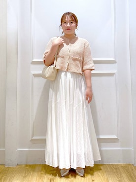 「アイテム（パンプス）」を使った、yumeminさん（レディース・162cm・30代）の夏コーディネート
