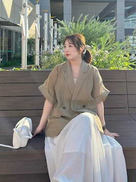 「アイテム（アクセサリー）」を使った、yumeminさん（レディース・162cm・30代）の夏コーディネート