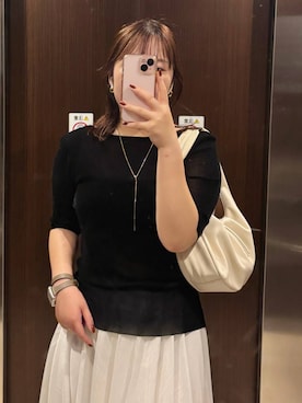 「アイテム（ハンドバッグ）」を使った、yumeminさん（レディース・162cm・30代）の夏コーディネート
