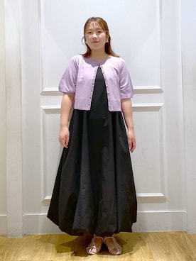 「A part by（アパートバイ）のアイテム（ワンピース/ドレス）」を使った、yumeminさん（レディース・162cm）の夏コーディネート