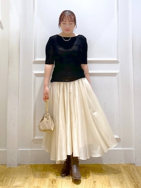 「A part by（アパートバイ）のアイテム」を使った、yumeminさん（レディース・162cm）の秋コーディネート
