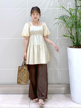 yumeminさん（レディース・160cm）の夏コーディネート