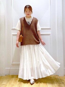 「apart by lowrys」｜yumeminさん（レディース・162cm）の春コーディネート