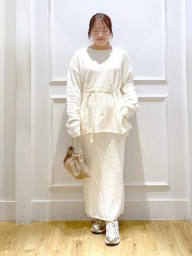 「アイテム（セットアップ）」を使った、yumeminさん（レディース・162cm）の秋コーディネート