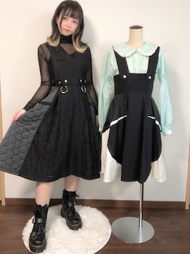 「アイテム（ワンピース/ドレス）」を使った、たうさん（レディース・154cm・20代）の夏コーディネート