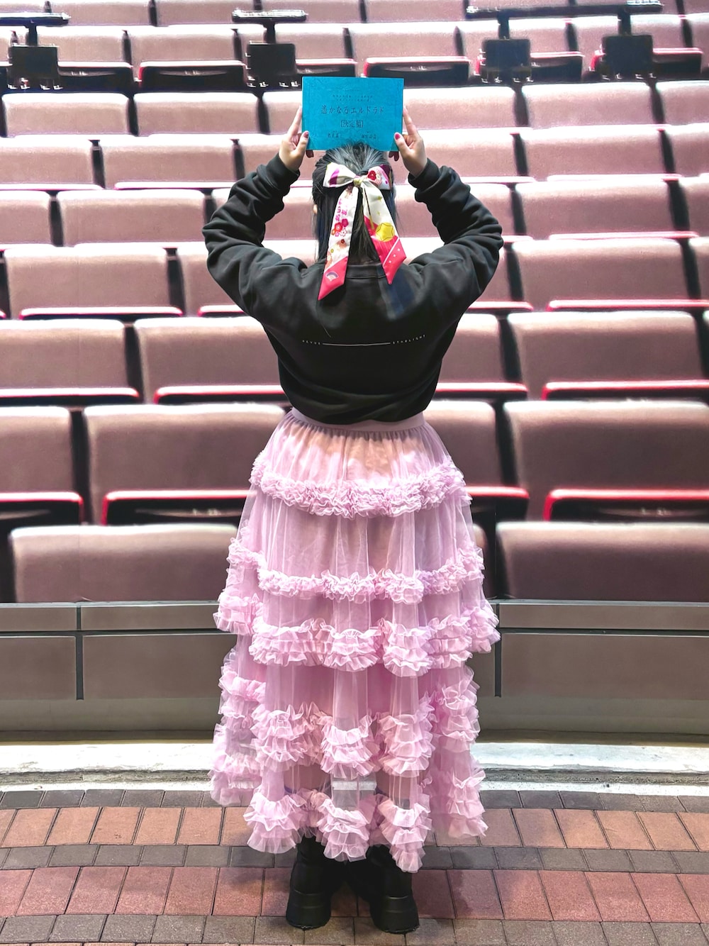 Prima Ballerina チュールレイヤードスカート　ピンク シアーフリルレイヤードボリュームチュールスカート ピンク