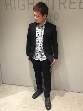 「HIGH STREET（ハイストリート）のアイテム」を使った、ippeiさん（メンズ・162cm）の夏コーディネート