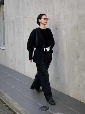 「CEL ANSWER（シーイーエルアンサー）のアイテム」を使った、ARISAさん（レディース・157cm）の春コーディネート