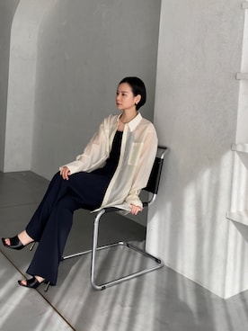 「CEL ANSWER（シーイーエルアンサー）のアイテム」を使った、ARISAさん（レディース・157cm）の春コーディネート