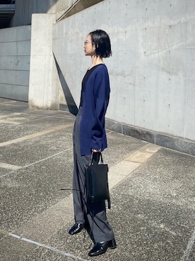 「CEL ANSWER（シーイーエルアンサー）のアイテム（トップス）」を使った、ARISAさん（レディース・157cm）の秋コーディネート