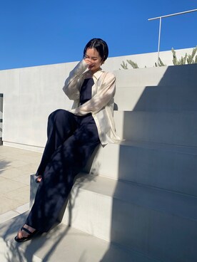 「CEL ANSWER（シーイーエルアンサー）のアイテム」を使った、ARISAさん（レディース・157cm）の春コーディネート