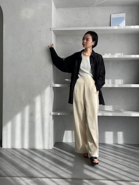 「CEL ANSWER（シーイーエルアンサー）のアイテム」を使った、ARISAさん（レディース・157cm）の春コーディネート