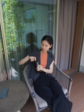 ARISAさん（レディース・157cm）の春コーディネート