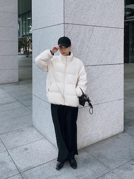 「CEL ANSWER（シーイーエルアンサー）のアイテム」を使った、ARISAさん（レディース・157cm）の冬コーディネート