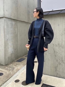 「CEL ANSWER（シーイーエルアンサー）のアイテム（トップス）」を使った、ARISAさん（レディース・157cm）の秋コーディネート