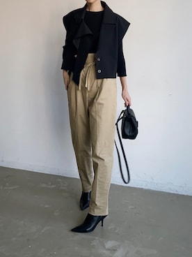 「CEL ANSWER（シーイーエルアンサー）のアイテム」を使った、ARISAさん（レディース・157cm）の秋コーディネート