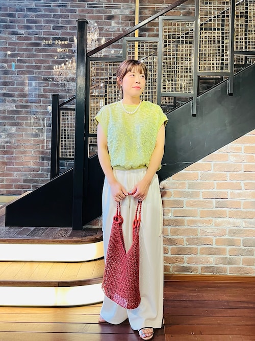 セール】カットジャカードワイドパンツ（その他パンツ）｜HER