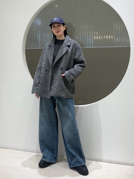 「冬の注目アウター」｜Ayaki Taguchiさん（レディース・158cm）の秋コーディネート