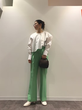 Ayaki Taguchiさん（レディース・158cm）の春コーディネート