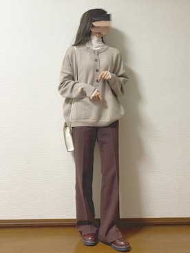 「Java（ジャバ）のアイテム」を使った、ずんさん（レディース・161cm）の冬コーディネート