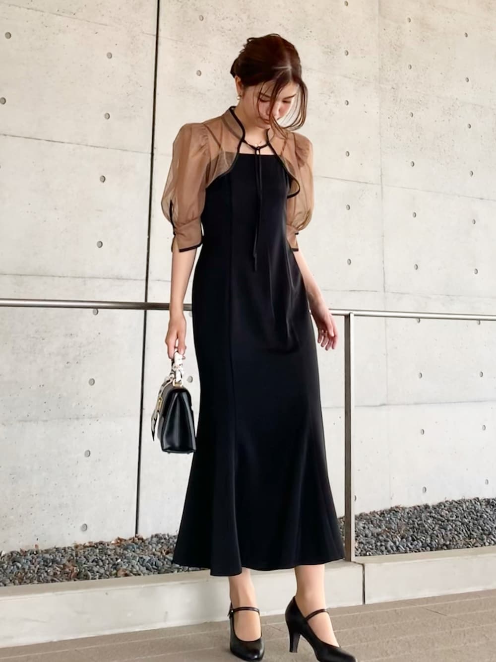 Leja ドレス 「LEJA」花柄ボレロマーメイドワンピース