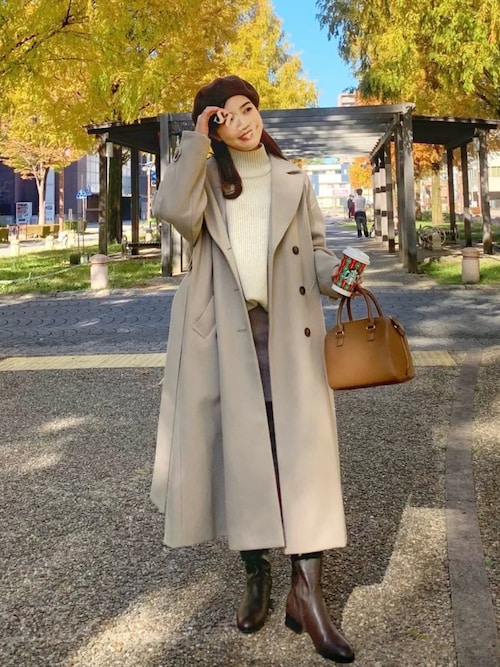 ずん｜AS KNOW AS plusのトレンチコートを使ったコーディネート - WEAR