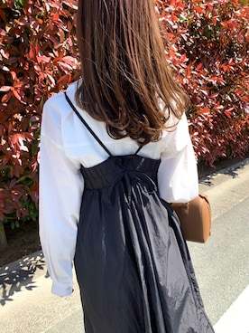 「いまどきジャケット写真」｜「アイテム（ワンピース/ドレス）」を使った、ずんさん（レディース・161cm）の春コーディネート