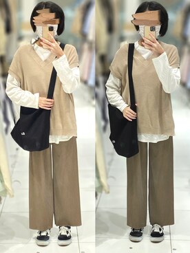 Yマンさん（レディース・162cm）の秋コーディネート