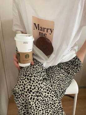 「スターバックス」｜ Chankanaさん（レディース・160cm）の夏コーディネート