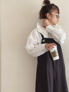 「スターバックス」｜ Chankanaさん（レディース・160cm）の夏コーディネート