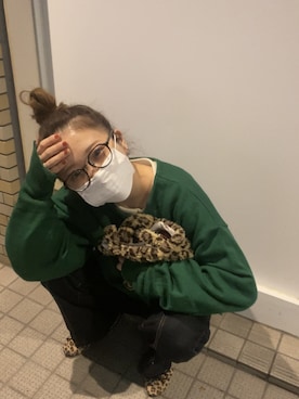 「WEGO（ウィゴー）のアイテム（バレエシューズ）」を使った、 Chankanaさん（レディース・160cm）の冬コーディネート