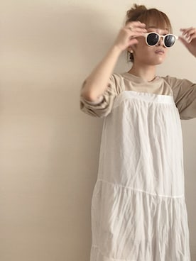 ワンピースを使った カフェオレコーデ の人気ファッションコーディネート Wear