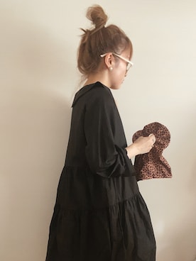 「sakishimatokyo（サキシマトーキョー）のアイテム（シャツワンピース）」を使った、 Chankanaさん（レディース・160cm）の夏コーディネート