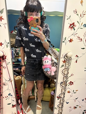 「アイテム（バレエシューズ）」を使った、Y🐻N🎸さん（レディース・153cm）の秋コーディネート